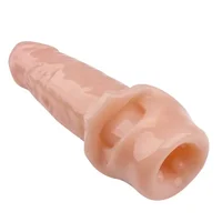 Penis-Extender, verzögerte Ejakulation, Penisverlängerung, Penisvergrößerung, Penisring, Penisverlängerung, große Penishülle, wiederverwendbar, Erwachsene ab 18 Jahren 4