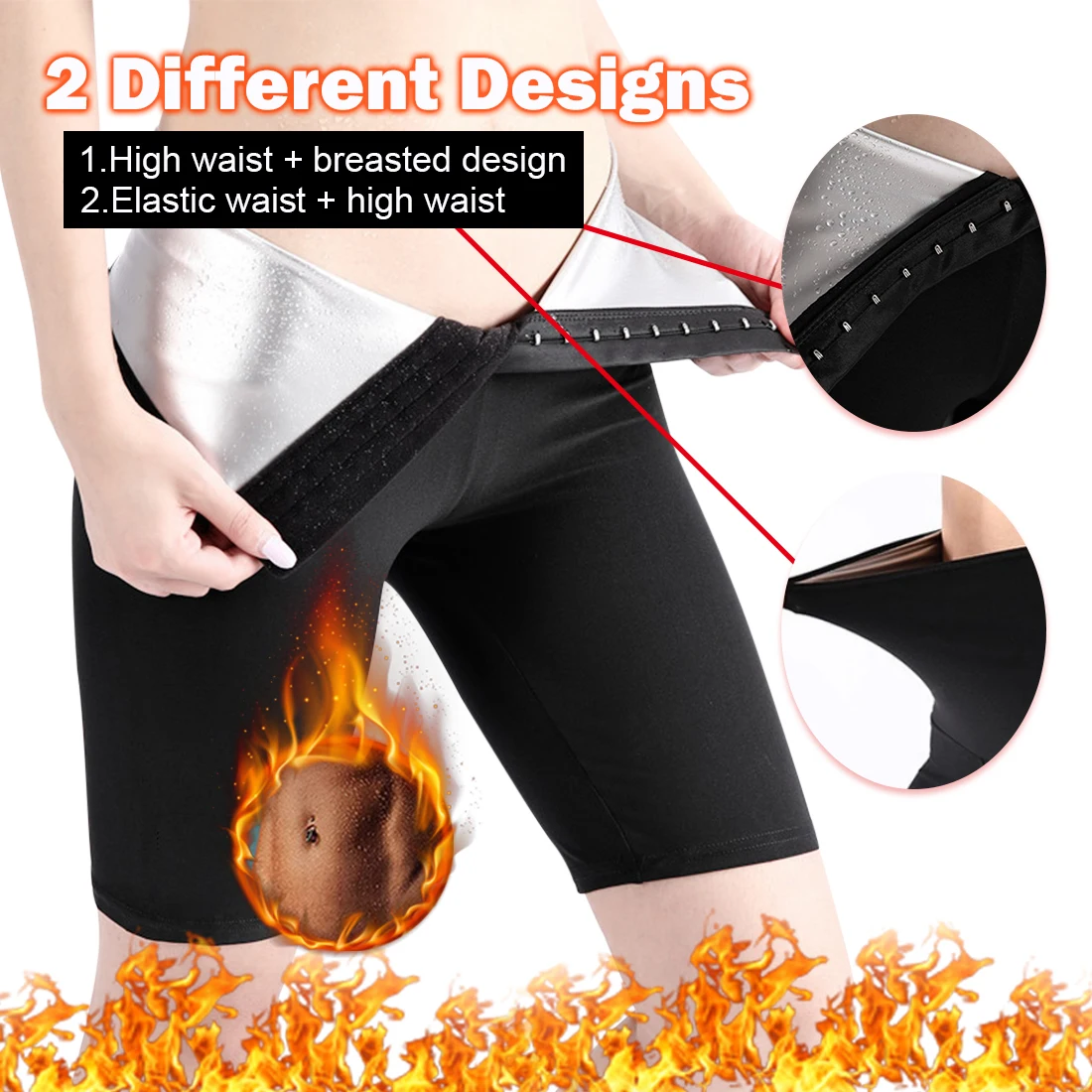 Body Shaper Pants Sauna Shapers Hot Sweat Sauna Effect Slimming Pants