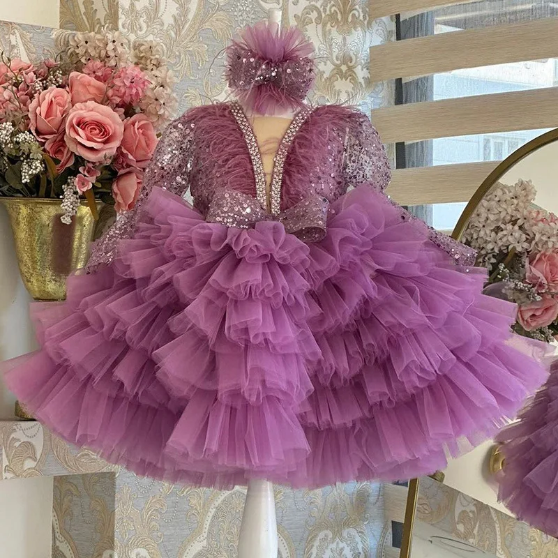 

Teenmiro Princess Costumes for Girls 2024 Teenage Girl Carnival Pageant Dress Children Sequins Tulle Tutu Dresses Kid Partywear