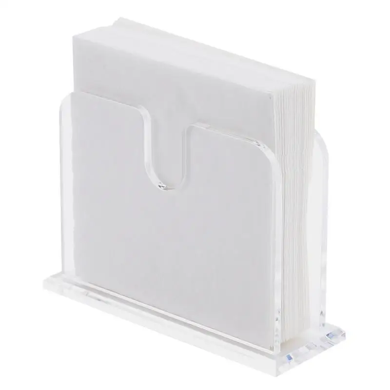 

Держатель для бумажных салфеток, подставка, домашний контейнер для салфеток, диспенсер для бумаги, прозрачный держатель для салфеток, хранение полотенец для столешницы