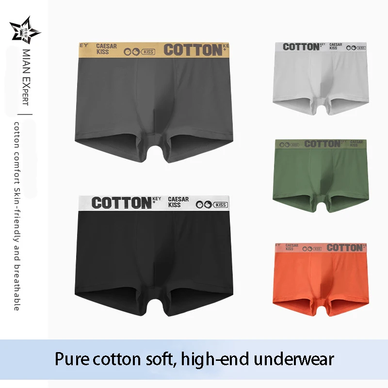 4Pcs Man Underpants Boxershorts Cotton Men Boxers Male Breathable Underwear Men’s Panties Soft Boxer
