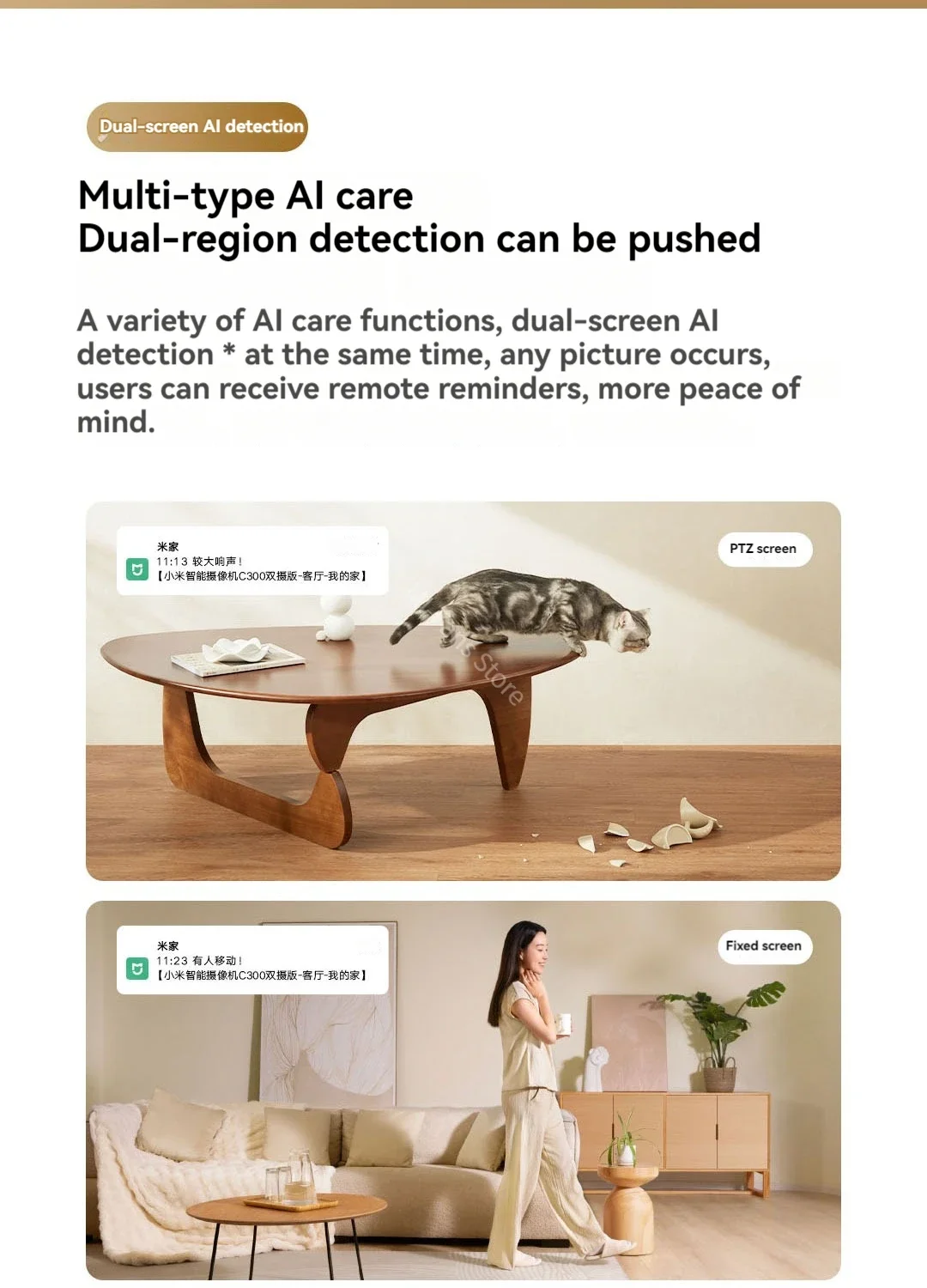 Gadgetoo Xiaomi Smart Camera C300 Dual Lens Version