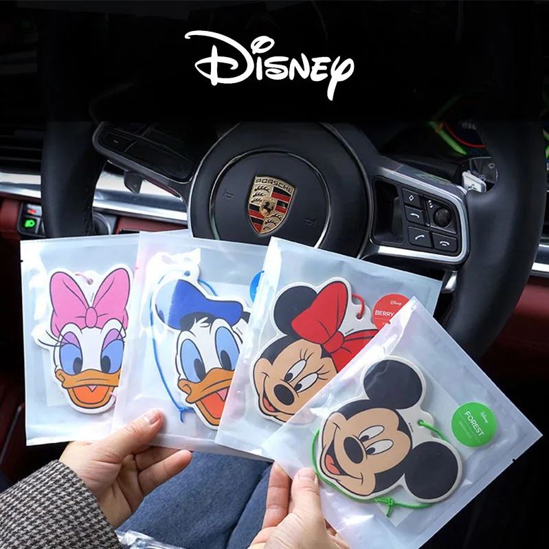 

Disney Mickey Toy Car Fragrance Pendant Cartoon Home Car Aromatherapy Odor Removal Long-lasting Fragrance Pendant Toy Gift
