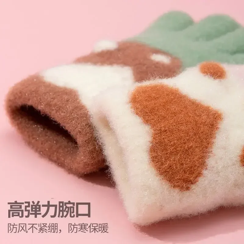Baby Mittens Cat Gloves 1 Pair Furry for Kids Boy Girl