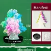 3pcs Magic Christmas Tree Paper Tree Blooming Snowflake Blooming Magical Watering Growth Crystal Colorful Christmas Small Gift