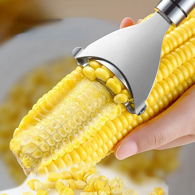 Quality Stainless Steel Corn Stripper Corns Threshing Device Easy