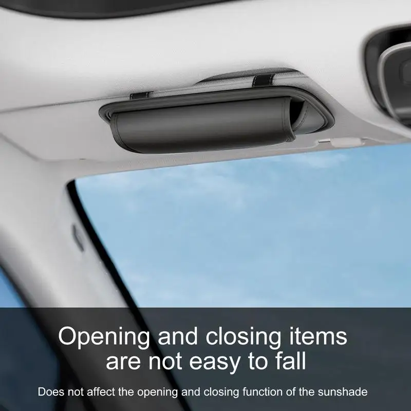 가죽 자동차 인테리어 액세서리 선바이저 선글라스 박스, 자동차 선바이저 안경..