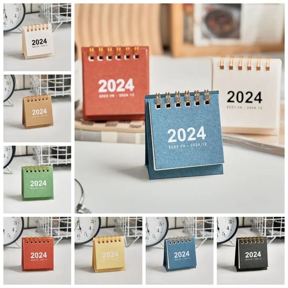 

Органайзер на 2024 год, календарь, планировщик расписания, ежедневник, настольный календарь, стоячий флип-календарь, ежедневник на год