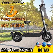 

No Vat 60V 5600W Powerful Electric Scooter Max Speed 80km/h Escooter Max Mileage 100km Dual Motor 11inch Off Road Tire 60V 30AH