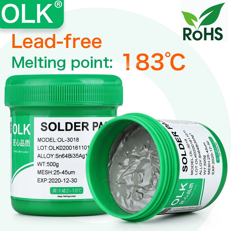 500g Leadfree Silver Solder Paste Low Medium And High Temperature