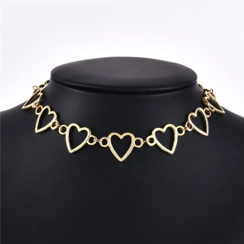 【SOFT SEOUL】 soft three heart choker gold Designer fashion, Seoul-fully created | W Concept