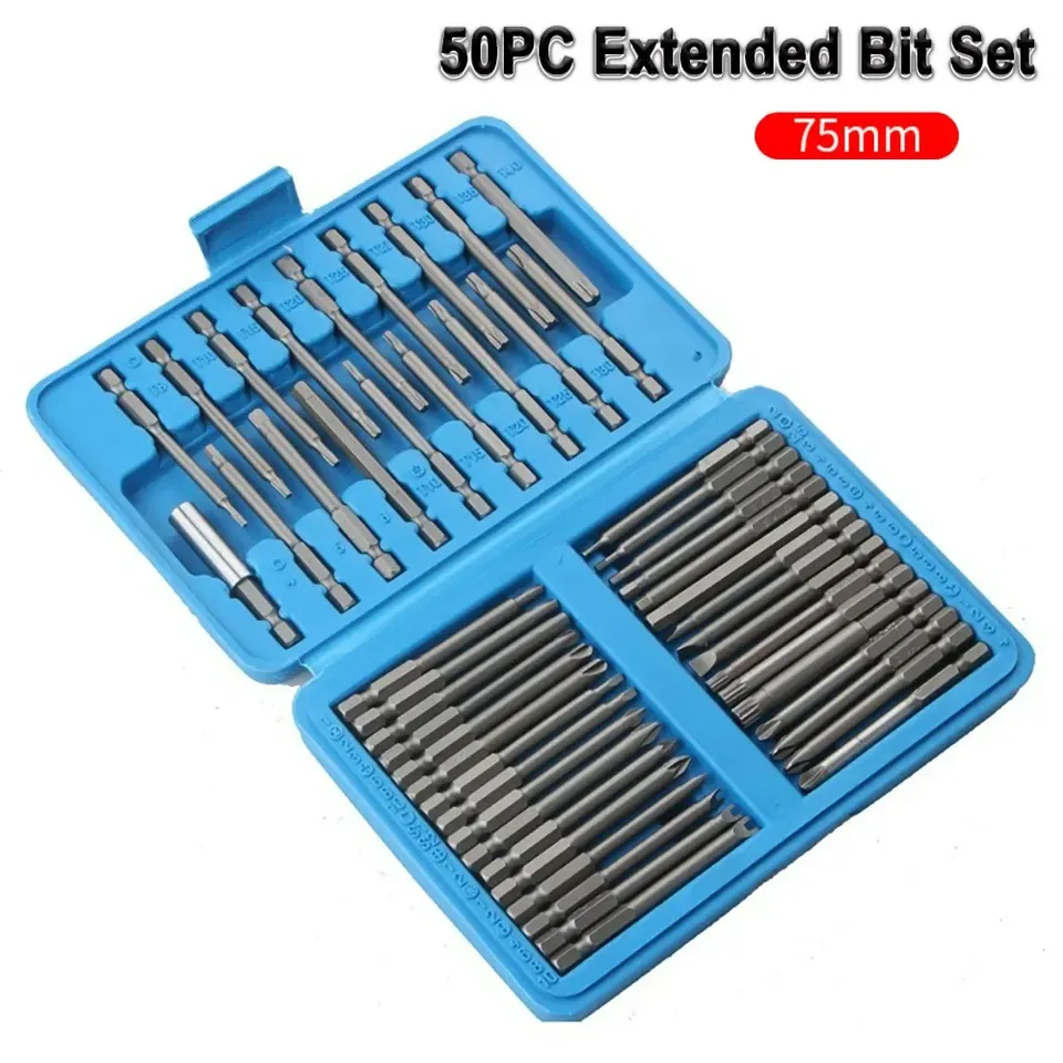 50-in-1 Multi-specification Electric Screwdriver Set Mobile Phone Computer Repair and Dismantling Precision Screwdriver Bit Set