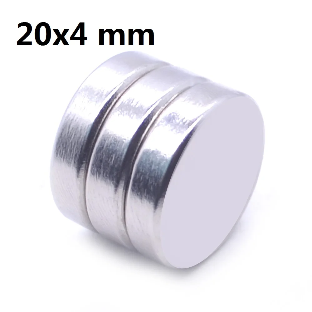 2-50Pcs N35 Round Magnet 20x1 20x2 20x3 20x4 20x5 Neodymium Magnet Permanent NdFeB Super Strong Powerful Magnets 20*2 20*3 20*5 neodymium magnets round magnets