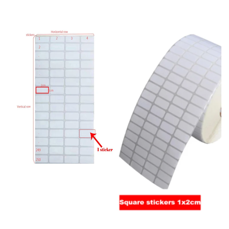 Diamond Painting Stickers200/500/1000/2000 Pcs Blank White Sticker Labels Small Paper Adhesive Label Stickers diamond painting accessories,diamond painting stickers