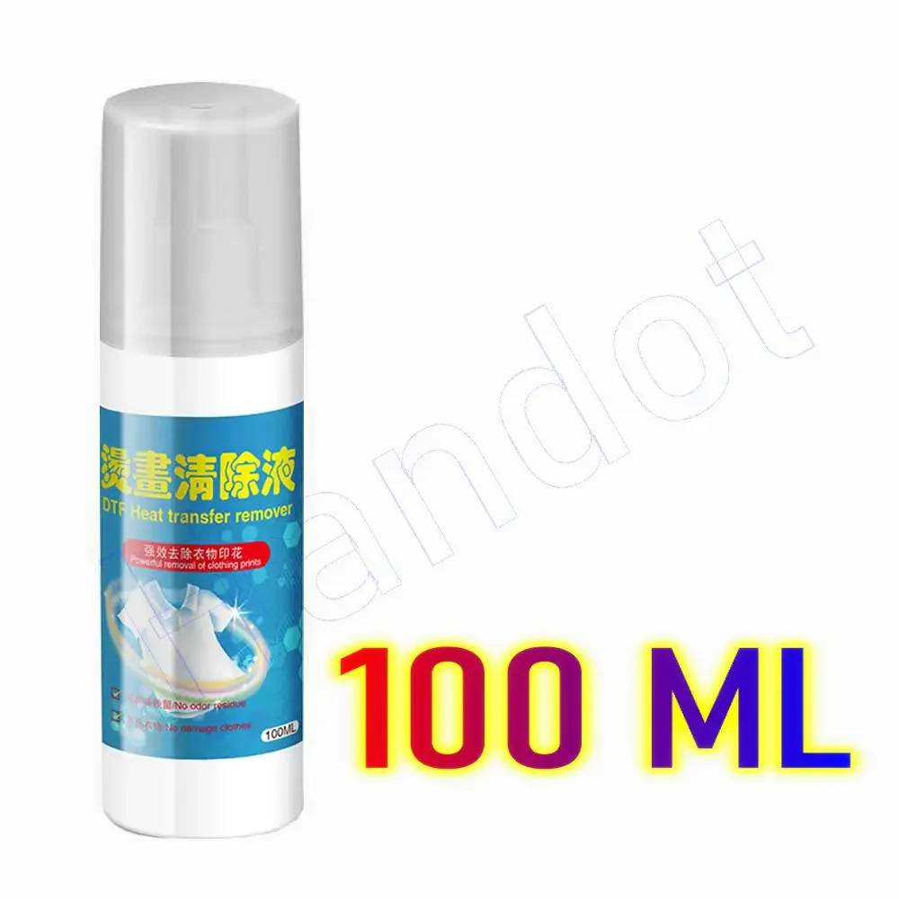 Dtf Liquid Remove Textile Vinyl Remover Clothing for Garments Dtf Ink Cloth Tshirt Vinyl Glue Remov Solution Ink Cleaner Liquid dtf ink remover