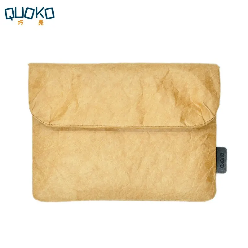 VintageOldStyleLaptopBagCoverTyvekFiberPaper68EReader