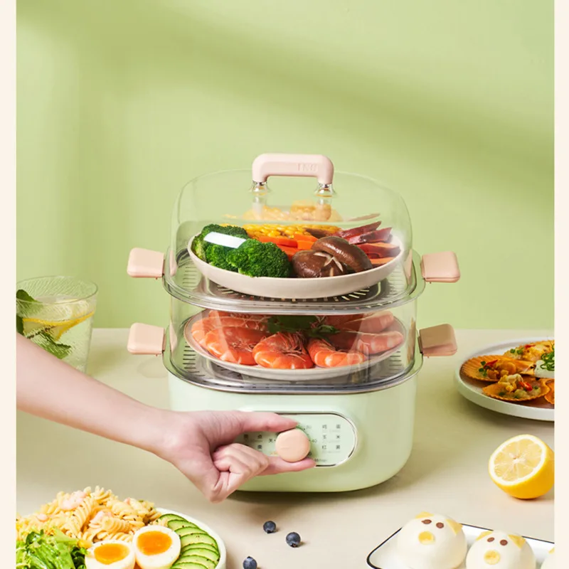Midea Electric Steamer Multi functional Household Large Capacity Multi layer Stewing and Cooking Integrated Steamer Box Small 3