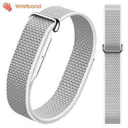Nylon Woven Breathable Sport Fitness Tracker Adjustable Strap - Fitbit Air (W - Seashell)