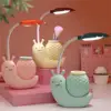 Cartoon LED Snail Desk Lamp Children Bedroom Night Light  Reading Study Birthday Christmas Gift Home Decorations Eye Protection 1