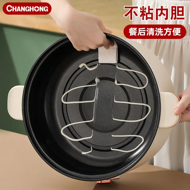 Electric steamer large capacity mechanical timing three-layer electric steamer cooking pot multi-function 5