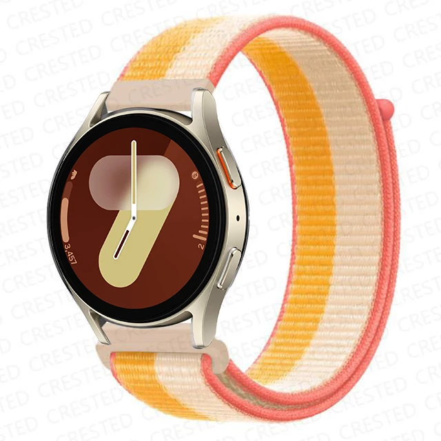 Versatile Nylon Loop Bracelet for Smartwatches - 22mm/20mm Band