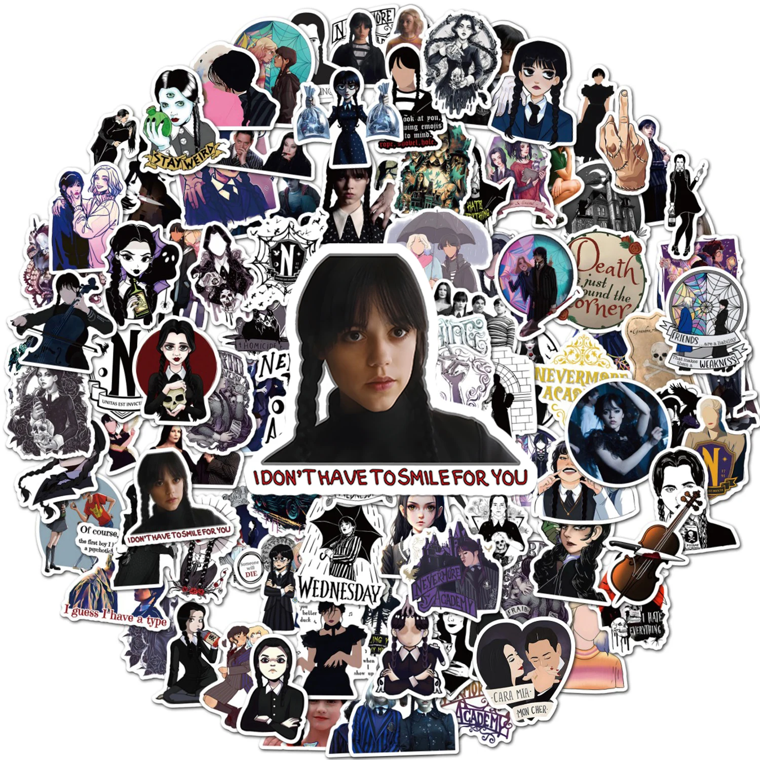 Наклейки для ТВ-сериала, 10/50 шт.