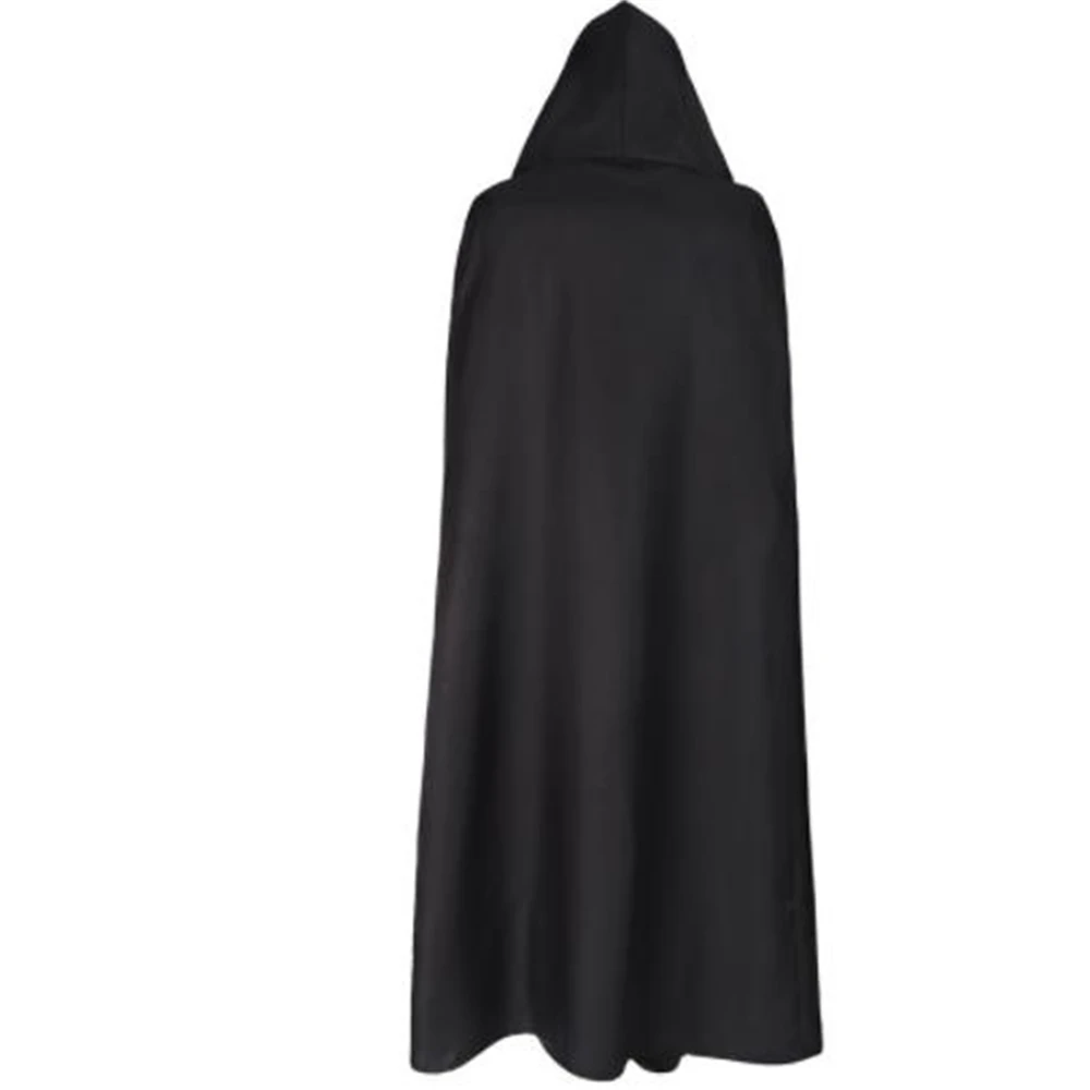 Man Mantle Velvet Cloak Coat Jacket Wicca Robe Medieval Cape Shawl Halloween Opera Cosplay LARP Wizard Costume Embroidery