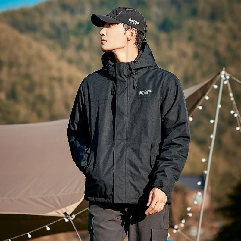 Pioneer Camp Herren Softshelljacke - Wasserdicht & Winddicht Für Winter, Wandern & Outdoor-Aktivitäten