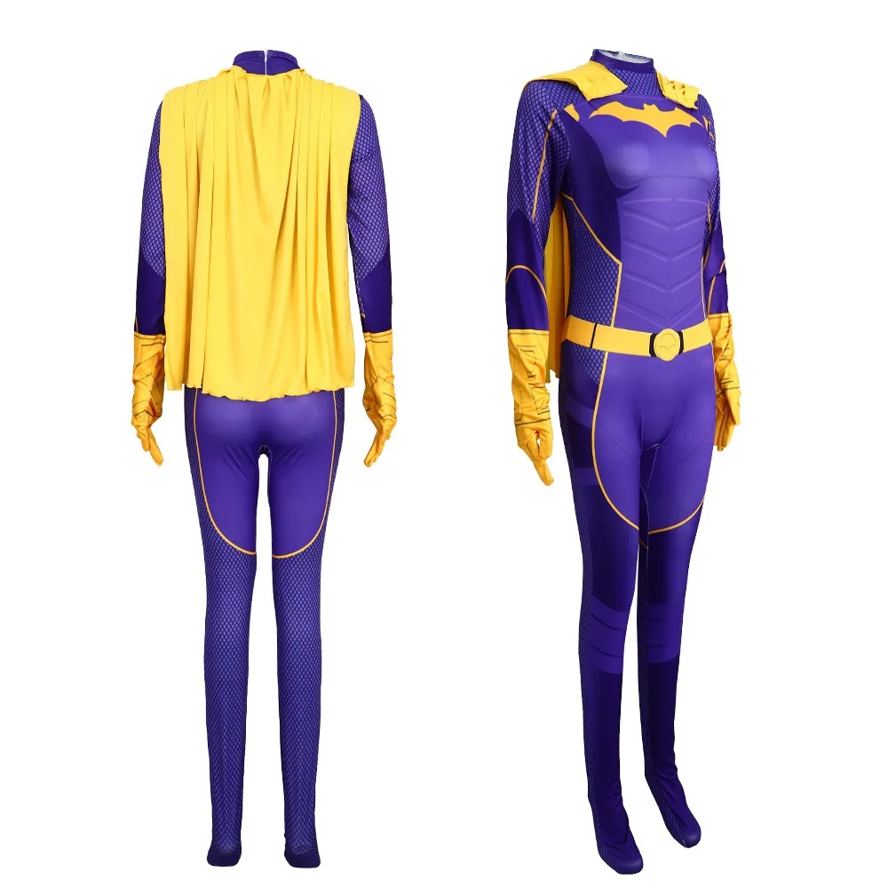 Gotham Knights Nightwing Cosplay Costume 3D Jumpsuit Women Men Bat Batgirl  Cosplay Halloween Costume Cape Suit Party Bodysuit - AliExpress, image size:1000x1000