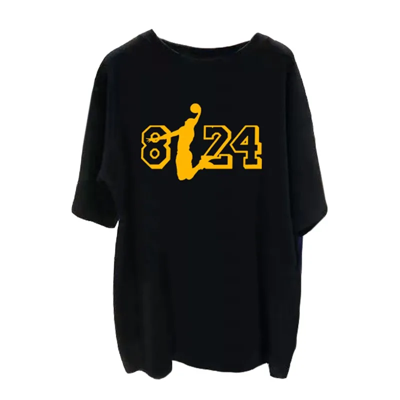 5Xl Maglietta Estiva Manica Corta Donna O Uomo Sportwear Casual 8 Dunks 24 Harajuku Cotone Lino Top Tees