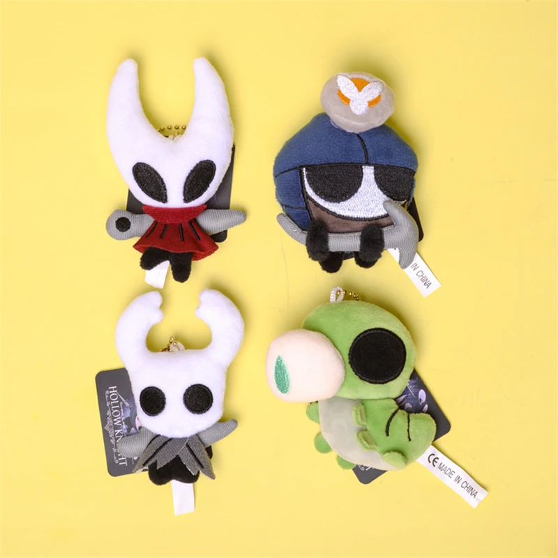 

9cm Game Hollow Knight Cosplay Doll Toy Plush Dolls Kids Gift Keychain Pendant Accessories