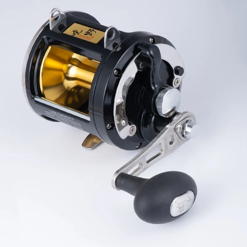 Woen Ag9000 Mulinelli Da Pesca Per Barche Baitcasting 24Kg Forza Frenante Ruota Da Traina Pesante Pe5/600M