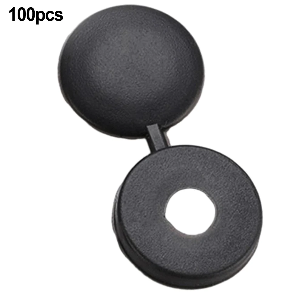 

Screw Covers Screw Cap Shops White Yard 100pcs Black Hardware Plastic Protective Cap Button Reddish Brown School