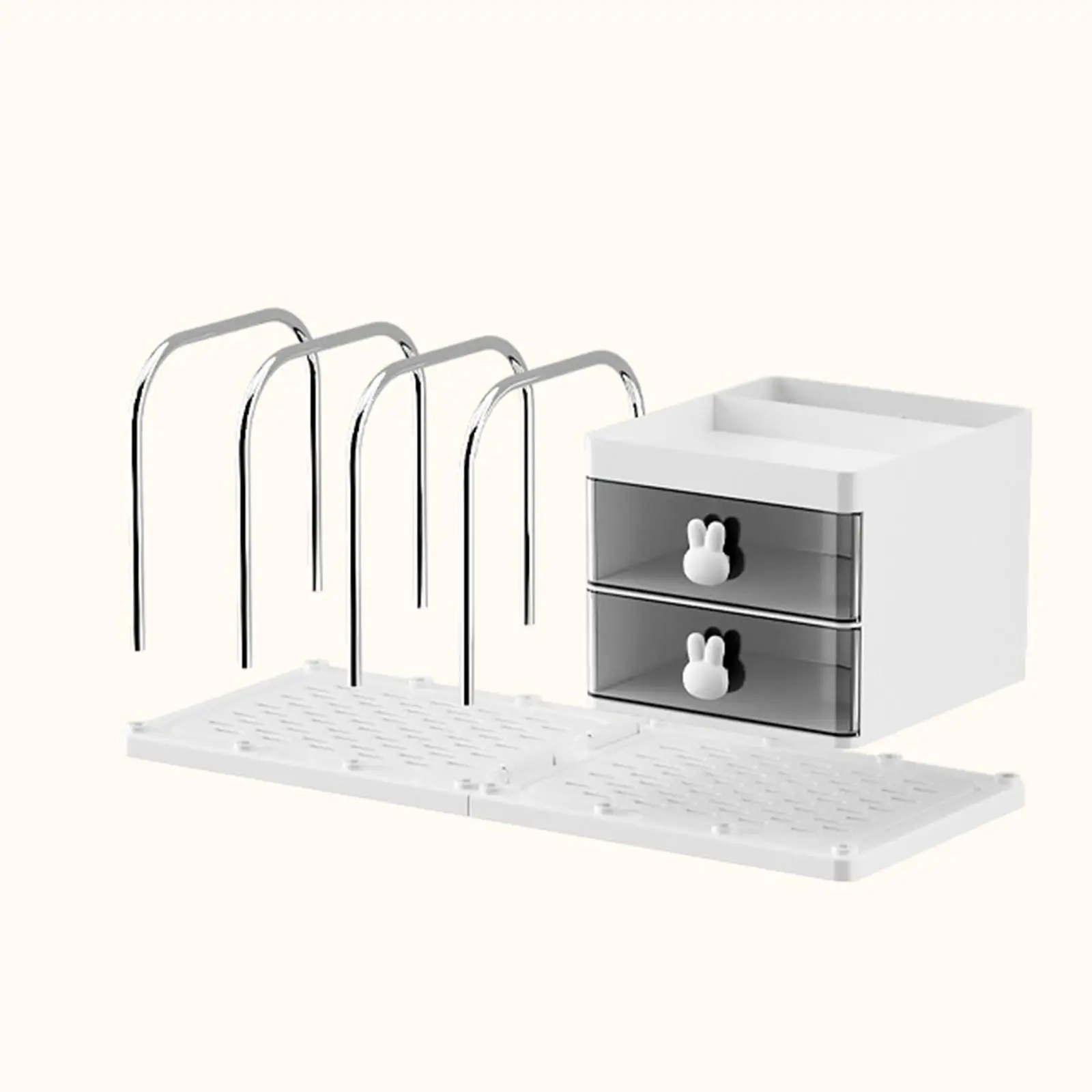 Multifunctional Desk Organizer and Pen Holder with Bookends for Office and Home Essentials