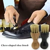 Mini Hog Bristle Brushes Home Cleaning Tool Boot Shoes Brush Practical Leather Shoes Supplies Multifunction Gourd Buffing Brush 1