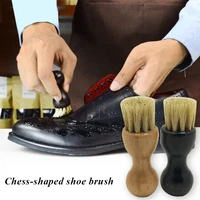 Mini Hog Bristle Brushes Home Cleaning Tool Boot Shoes Brush Practical Leather Shoes Supplies Multifunction Gourd Buffing Brush 1