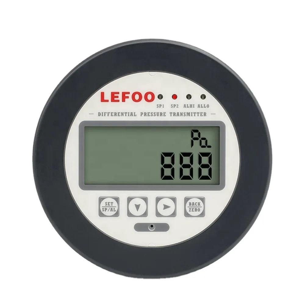

Цифровой датчик дифференциального давления воздуха LEFOO с ЖК-дисплеем, датчик низкого дифференциального давления, кондиционирование воздуха ОВКВ