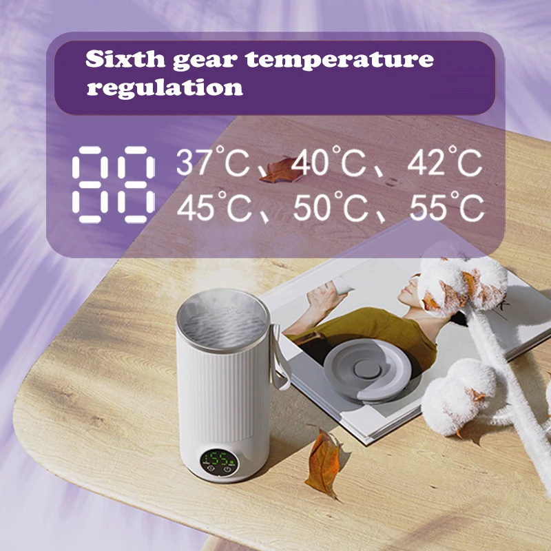 Portable Recharging Baby Bottle Warmer for Breast Milk Newborn Baby Feeding Bottle Warmer Accessories for Travel bottle warmer milk bottle heater