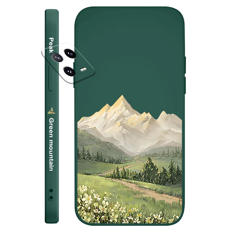 Artistic Elegance Liquid Silicone Phone Case