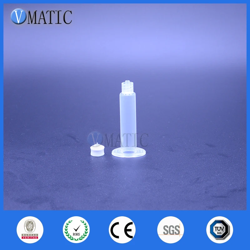 

Free Shipping 5cc 5ml US Style Glue Dispenser Dispensing Pneumatic Syringe Transparent Plastic Syringes With Piston