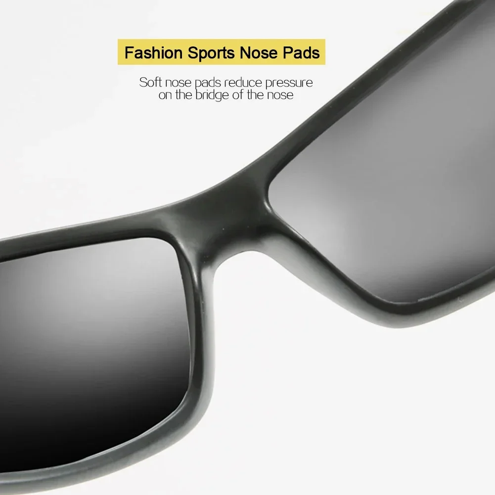 Polarized Sunglasses Men Designer HD Driving Sun Glasses Fashion Male Fishing Eyewear UV400 Gafas Dirt Bike Moto Car Drivers