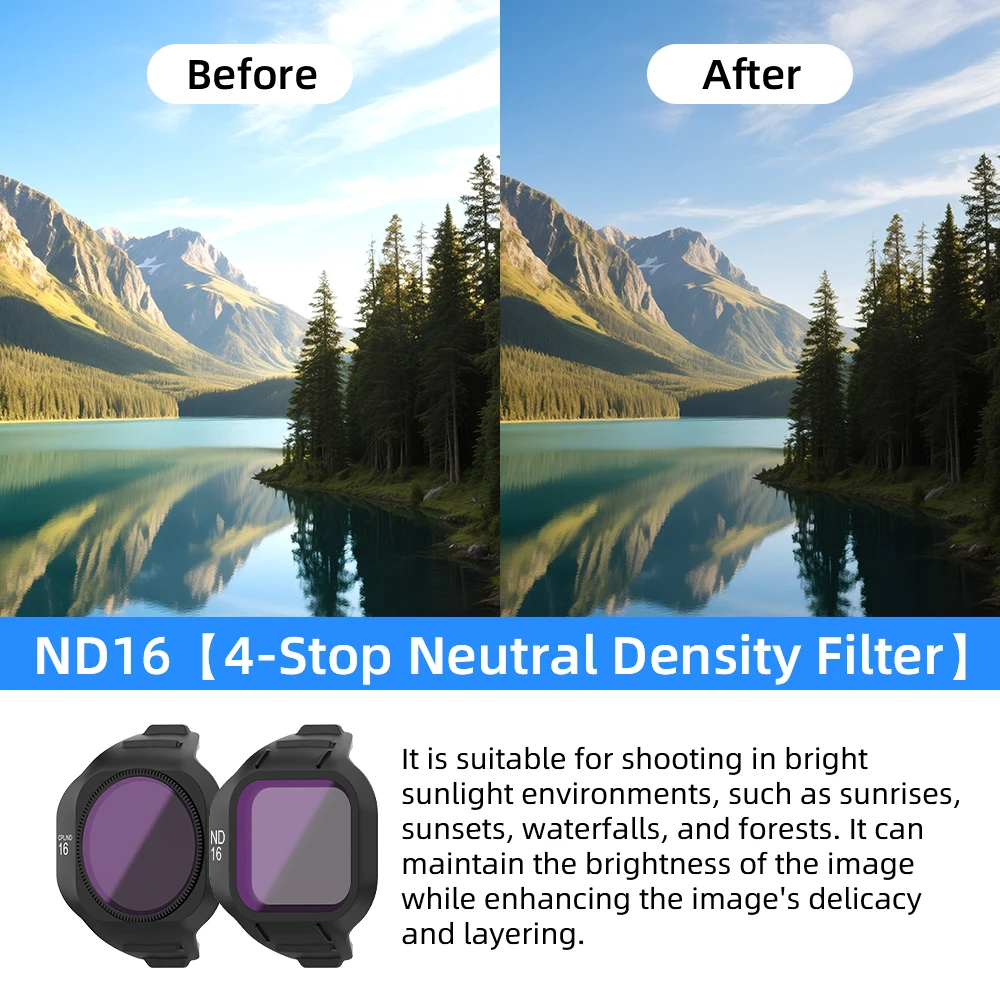 Lens Filters For  Mini 5 Pro Drone Gimbal UV CPL ND8/16/32/64 PL Filter Set Opti