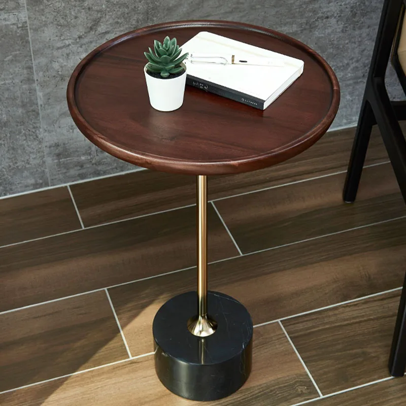 

Round Nordic Coffee Tables Bed Side Tea Luxury Modern Coffee Tables Wooden Salon Center Table Basse Furniture Living Room WK50CJ