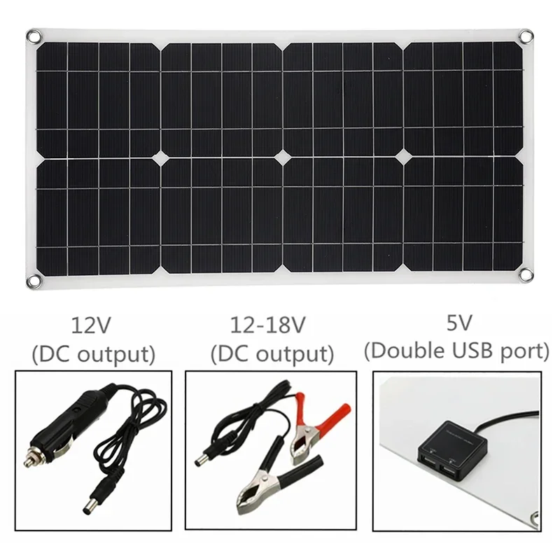 Hohe qualität 40w flexible solar panel DC12-18V wasserdichte mono kristalline solar panel bequeme telefone, tablets, laptops aufladen