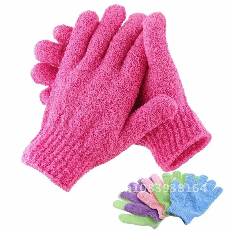 

Quality Bath Exfoliating Mitt Glove Scrub Gloves Resistance Body Massage Sponge Wash Skin Moisturizing SPA Foam - Best