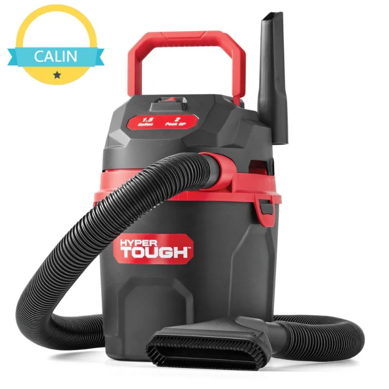 

Hyper Tough 1.5 Gallon 2 Peak HP Poly Wet/Dry Vacuum, VH105 3502, New