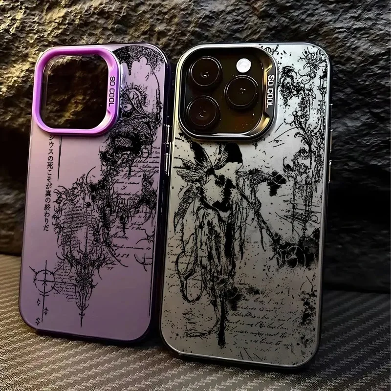 Retro Gothic Style Matte Phone Case