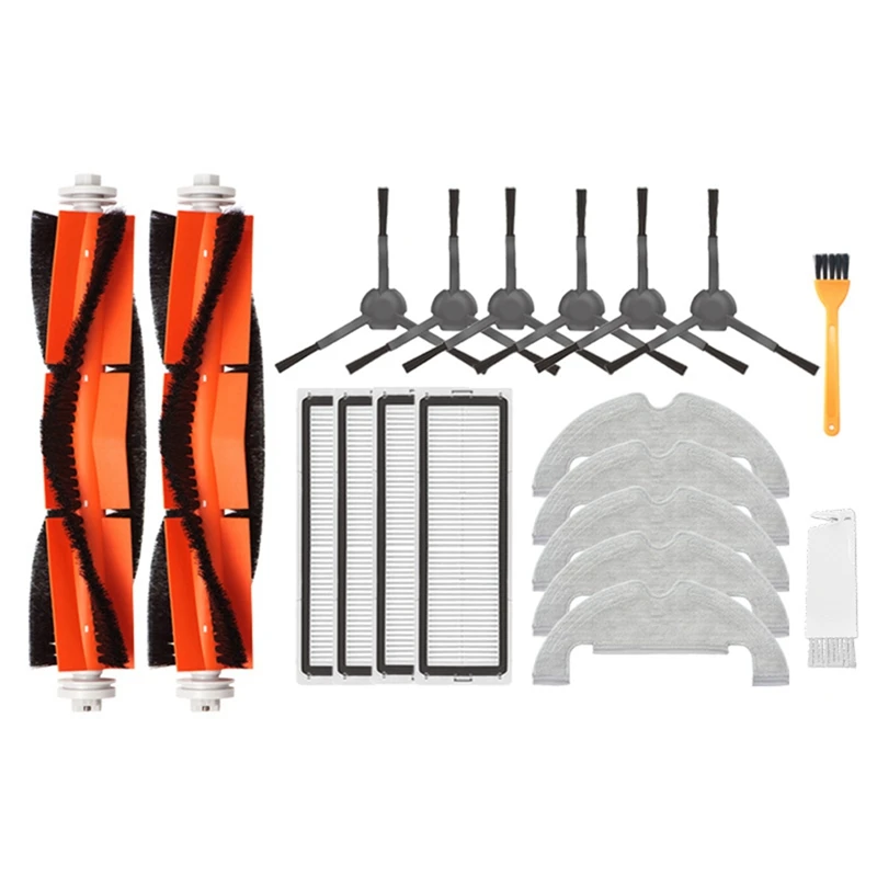 

Main Brush Mop Cloth HEPA Filter Replacement Parts As Shown For Dreame Bot Z10 Pro / L10 PLUS Robot Vacuum Cleaner