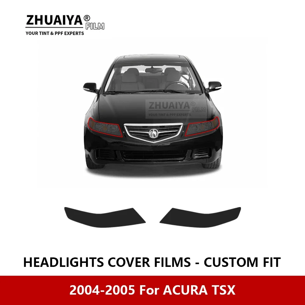 

For ACURA TSX 2004-2005 Car Exterior Headlight Anti-scratch PPF precut Protective film Repair film Car stickers Accessories