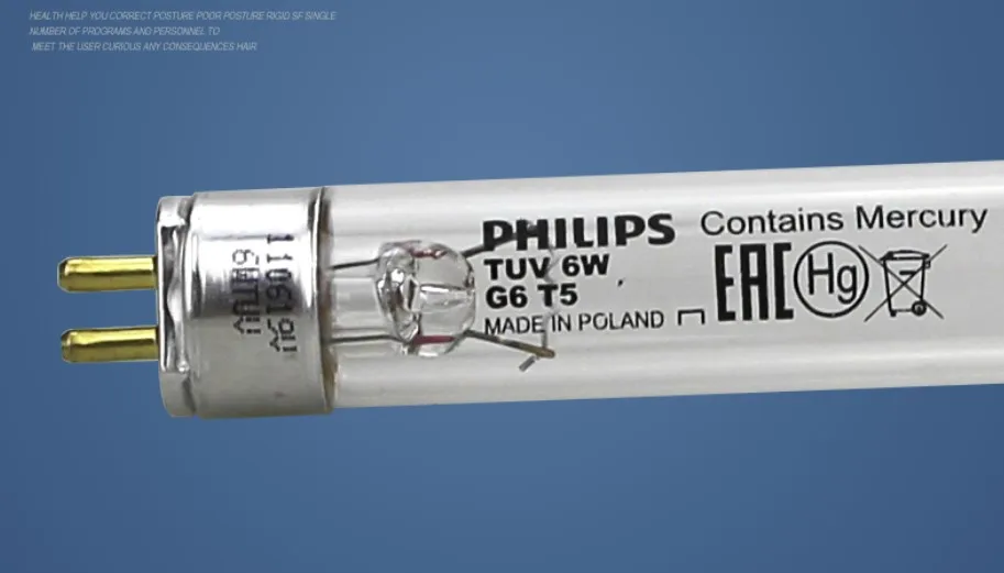 TUV 6 W T5 G6T5 UVC 램프 전구 UV-C 6 와트 G6 T5 튜브